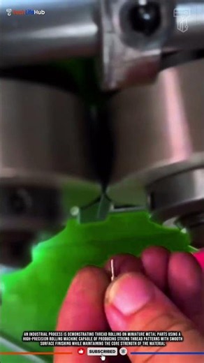 Innovation Thread Rolling Machine for Mini Precision Fastener Production #tech