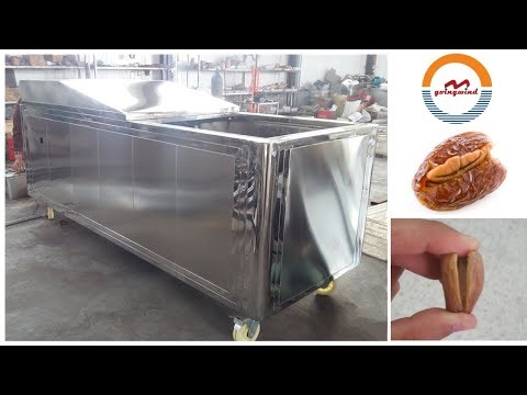 Automatic medjool dates seed removing and side cutting machine palm dates pitting stoning machine