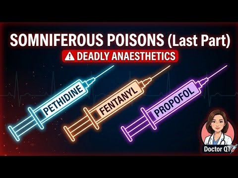 💉 Somniferous Poisons (last Part) | Meperidine, Fentanyl & Propofol Explained | Doctor QT