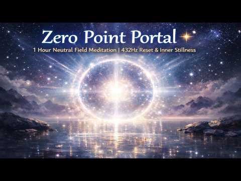 Zero Point Portal ✨ 1 Hour Neutral Field Meditation | 432Hz Reset & Inner Stillness