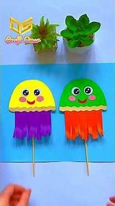 Como hacer lindas medusas #manualidades #diy #crafts