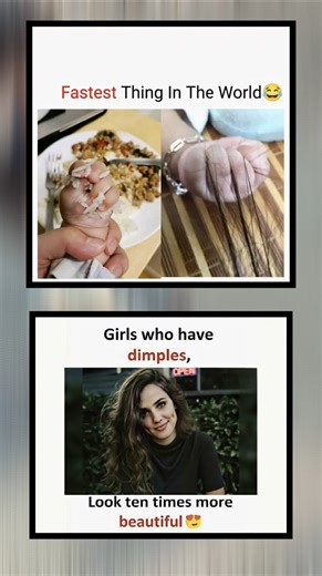 Fastest Thing In The World 😂| Girls With Dimples Look 10x More Beautiful 😍 | Funny Viral Meme#shorts