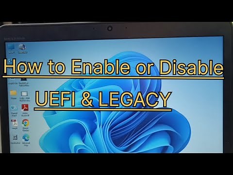 How to enable disable UEFI & LEGACY boot mode.Change Boot Order.