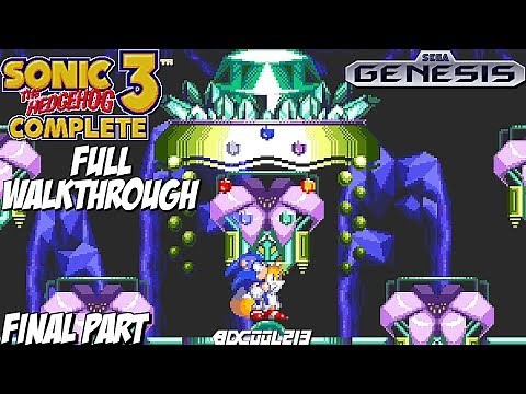 Sonic 3 Complete Gameplay Full Walkthrough Part 2 - Sega Genesis