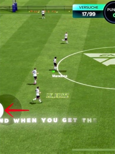 How to do backwards Dribbling in fifa mobile toturial. #fcmobile #fc26 #mobile #games #toturial