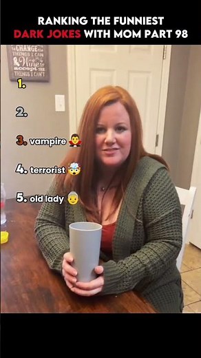 Ranking the Funniest Dark Jokes With Mom Part 98 😳😂 #shorts #funny #joke #darkhumor