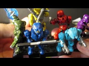 Halo Mega Bloks - Spartan Colors Overview