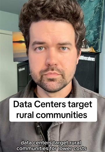 “Data centers target rural communities for lower costs, not to create high-quality jobs…”