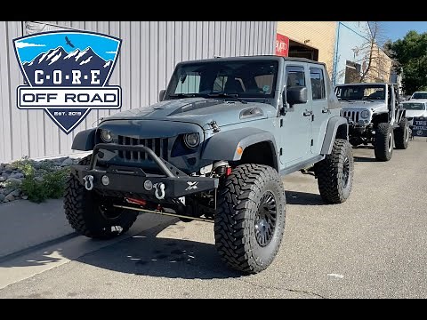 JK on 38s with Metalcloak long arm lift