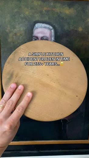 A Simple Kitchen Accident Frozen In Time For 235+ Years… 🥹
