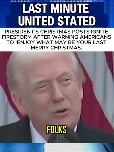 President Faces Backlash Over Controversial Holiday Message