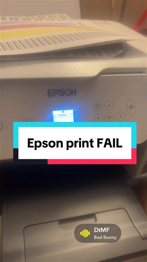 Everytime I try to be great. This happens.. SMH Although these printers are very affordable and easy to use - I hate the fact that they clog up so easily. You literally can’t let them just sit, as you would a regular printer.. this is what happens after few weeks to a month of no printing. Would not recommend using the printer maintenance settings just yet, until you try to get the clogs out yourself. Because you risk the error message of your printer reaching its shelf Life or whatever it’s cal