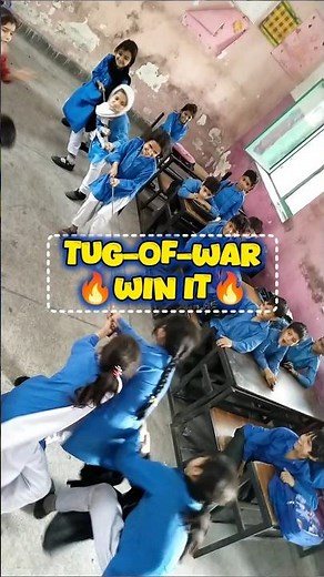 The Tug-of-war | Classroom game for kids | Match Between Team A & Team B