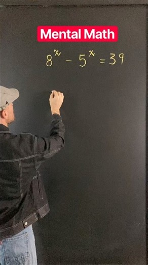 Can you find x in your mind? #math #mathtricks #mentalmath