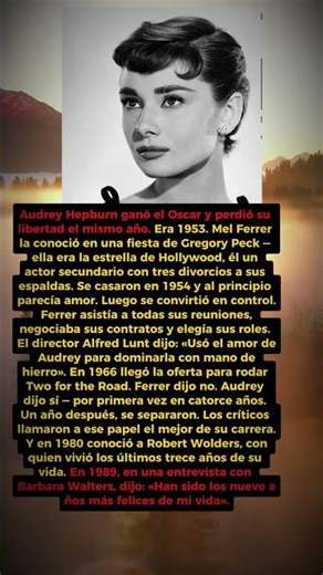 La historia de Audrey Hepburn
