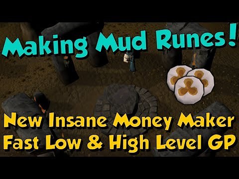 Up to 7M GP/HR - Making Mud Runes [Runescape 3] High & Low Level Methods
