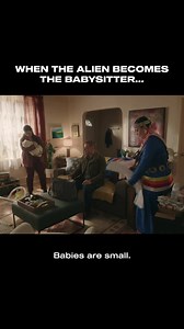 Just call him the baby whisperer 😂 #ResidentAlien | Resident alien fans club