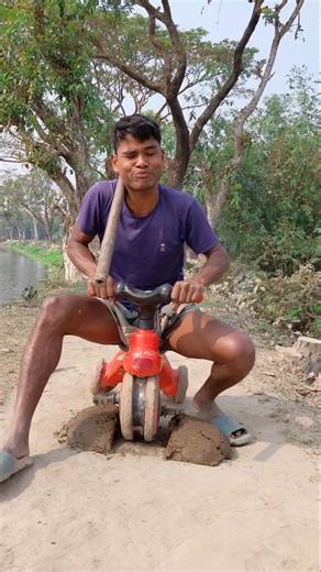 Cleaned up the dirt on the road.