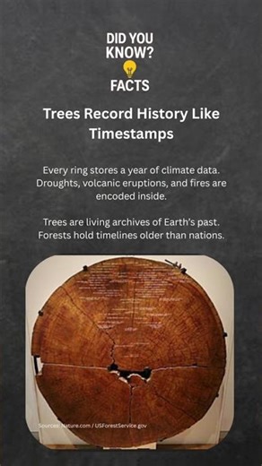 Trees Record History Like Time Stamps
