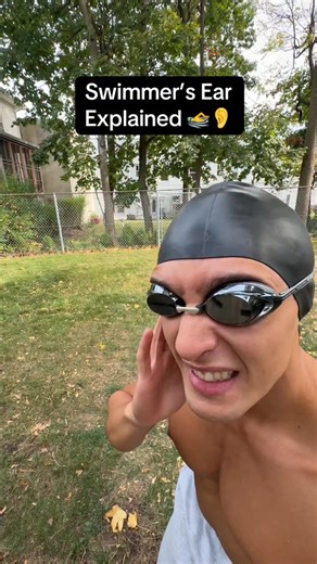 💧Got water stuck in your ear? Don’t ignore it…it could turn into Swimmer’s Ear! Here’s how to spot it early, treat it right, and still keep training smart #swimcoach #swimming #swimmersear #relatable #coachocean | Ocean Sebastian Saric
