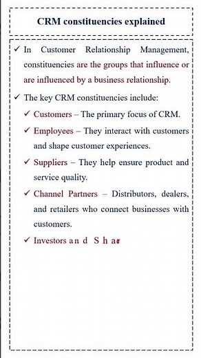 CRM Constituencies Explained | Who Matters in Customer Relationship Management? |