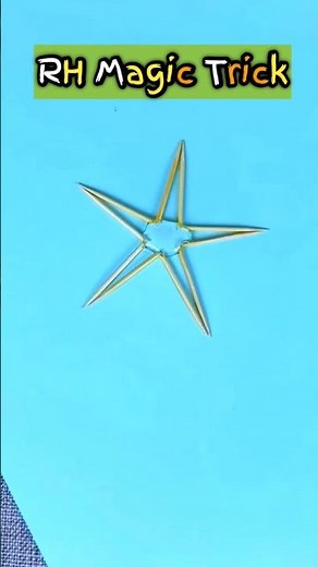 Unbelievable Water Magic Trick | Toothpicks Turn Into a Star in Seconds! 😱✨