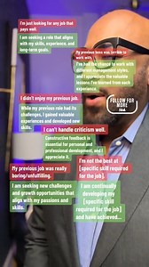 134K views · 1.2K reactions | Job Interview Tips-  The Power of...