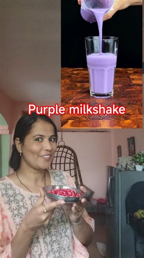 trying to make, purple milkshake#shorts