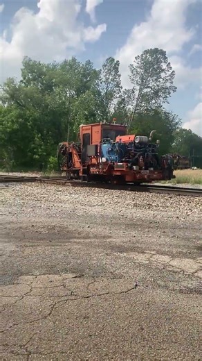 MOW equipment crossing the Diamond