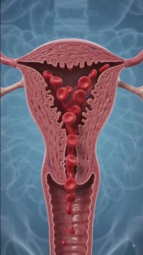Menstruation Cycle Animation in 3D | Female Reproductive System Explained