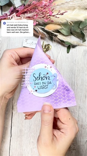 🌸 Kindergeburtstags Mitgebsel #basteln #bastelanleitung #bastelmitkindern #diy