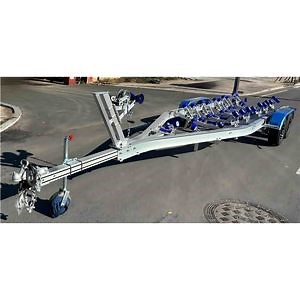 [Hot Item] OEM Heavy Duty 27FT 8.2m Aluminum Boat Trailer for Watercraft Moving