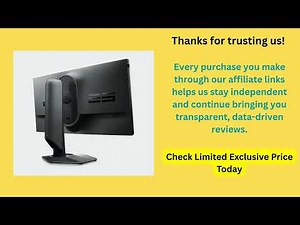 Alienware 25 Gaming Monitor AW2523HF Review (2025) | 360Hz Esports Display with AMD FreeSync