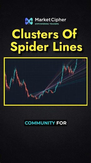 Cluster Spider Lines 🕸️ #marketcipher #cryptoface #spiderlines #mc #cf #support #trading #btc