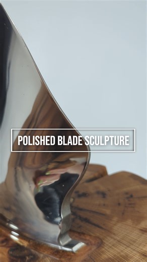 ✈️ Authentic CFM56-7B fan blade, reborn as art. #CFM56 #aviationart #luxurydesign #HeritageCraftsmanship #titaniumblade #boeing737ng #AviationHistory #SustainableLuxury #designınspiration #aerospaceart #fromskytostyle #engineeredbeauty #mirrorFinish #craftedwithhistory #powermeetsart | Dappr Furniture | Facebook