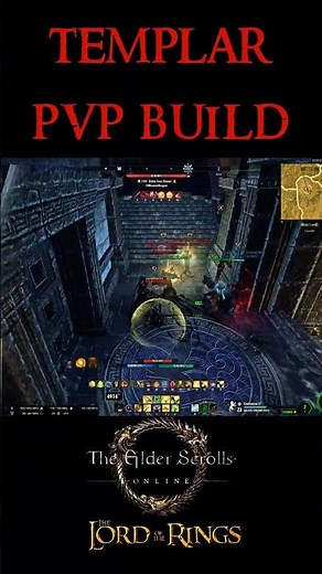 TEMPLAR ESO PVP BUILD! This Set Makes PureClass Stronger Than SubClass! #eso #esopvp #lotr #shorts