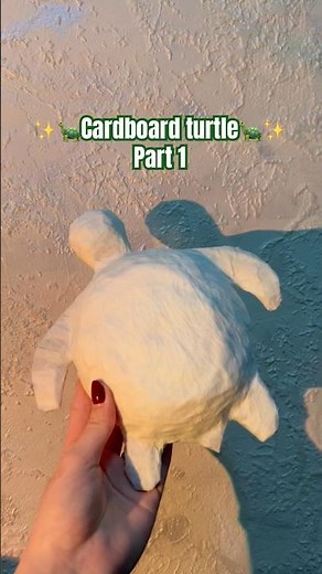 Cardboard turtle tutorial🐢✨💚 #diycraft #diy #cardboard #cardborddiy #cardboardcreations #turtle