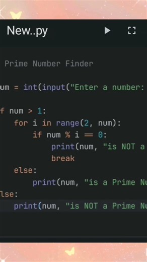 "Prime Number Checker in Python" | BYTE BRAINS #coding #programming