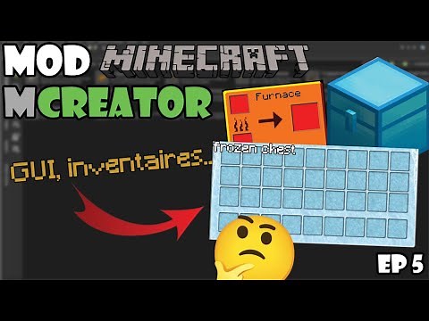 CREER UN MOD MINECRAFT : LES INVENTAIRES (GUI)