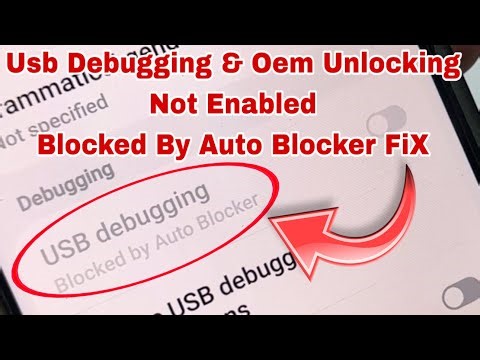 Usb Debugging & Oem Unlocking Not Enabled Blocked By Auto Blocker FIX All Samsung Devices Without PC
