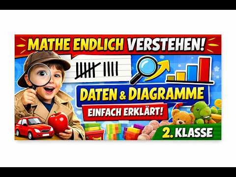 Daten & Diagramme einfach erklärt 📊 Mathe endlich verstehen! (2. Klasse)