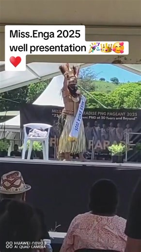 Well presentation by Miss Enga. You have represented your province and your people of Enga on high note. Congratulations 🎊 | Repost Viral Post