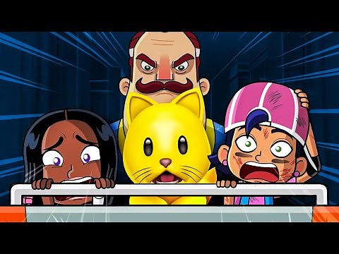 RIDING HELLO NEIGHBOR’S ROLLERCOASTER!! [Ep 5 + 6]