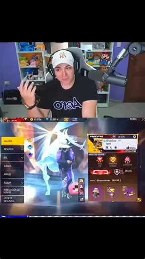 Tayson expone cuentas más populares que Suco en Free Fire