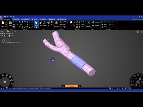 Adding Stent to Artery Geometry