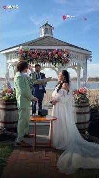 Gamers use Nintendo Switch to tie the knot in unique wedding ceremony | SWNS