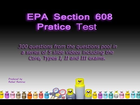 EPA 608 Practice Test Core (2 of 2)