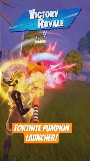 FORTNITE PUMPKIN LAUNCHER ROYALE! #fortnite #fortniteclips