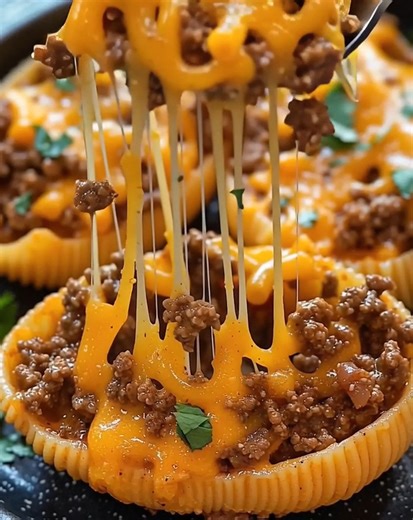 Cheesy Taco Stuffed Shells Ingredients 12 jumbo pasta shells 1 lb ground beef (or ground turkey for a lighter version) 1 small onion, finely chopped 2 cloves garlic, minced ... Full Recipe in Coʍmеոτ 💬 | Optimal Recipes