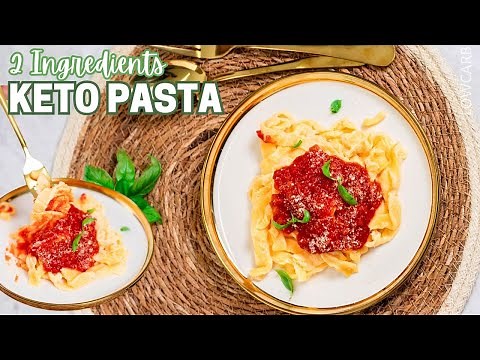 Keto Pasta Recipe (Just 2 ingredients!)
